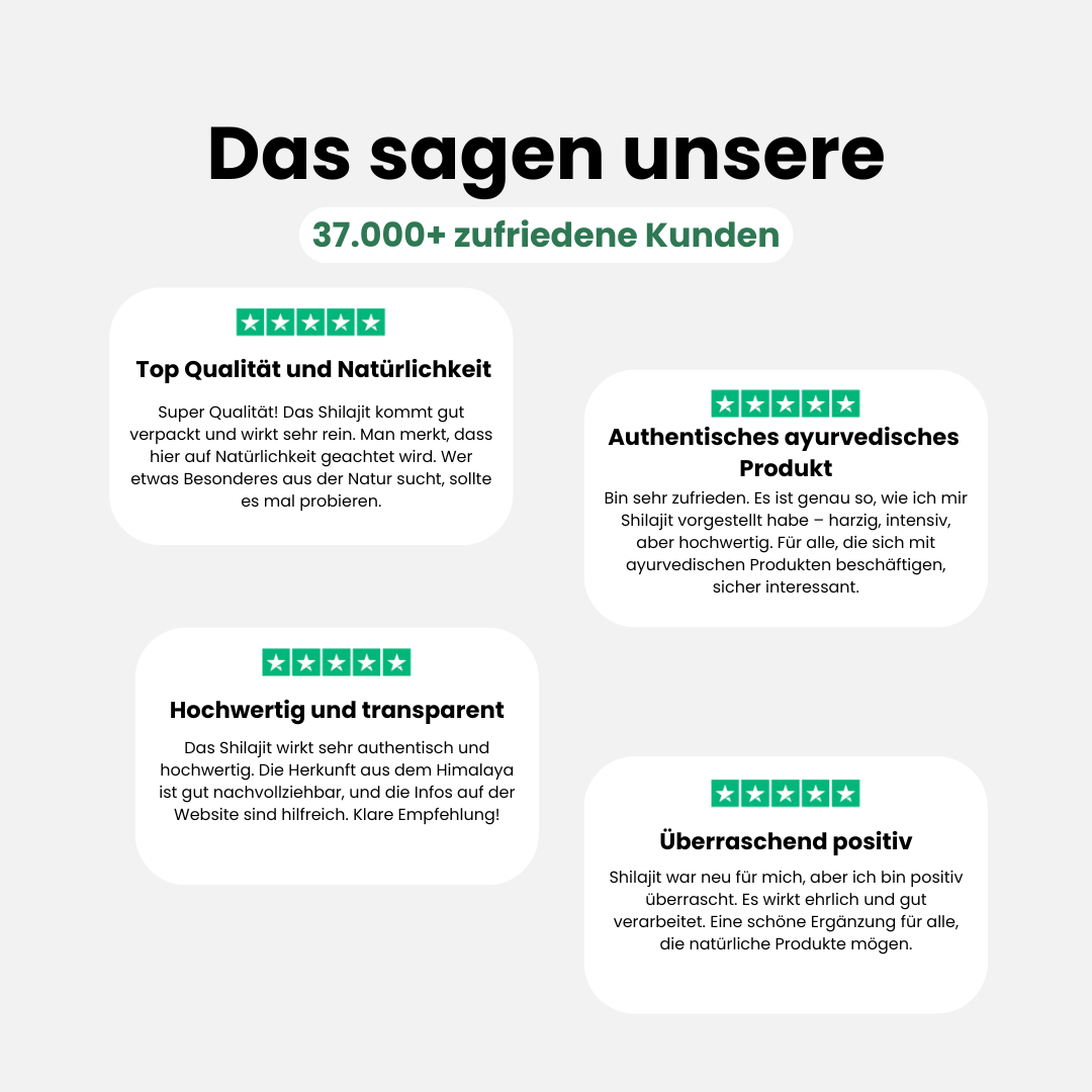 100% reines Himalaya Shilajit